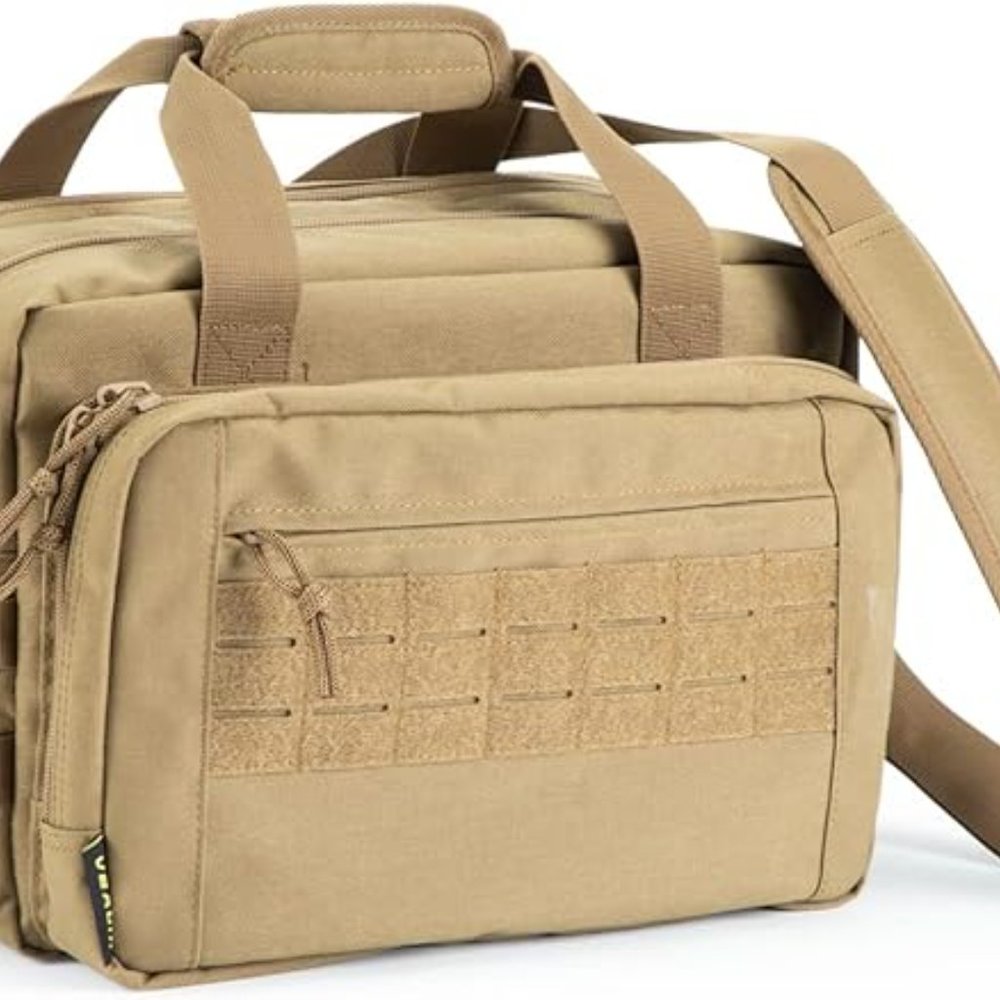 Gun Bag Range Bag Pistol Case Gun Case Magazine Lockable Double Layer Explosion - Picture 5 of 5